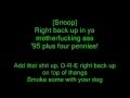 Dr. Dre feat. Snoop Dogg - Still Dre (Lyrics) 