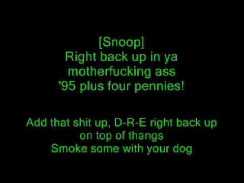 Dr. Dre feat. Snoop Dogg - Still Dre (Lyrics)
