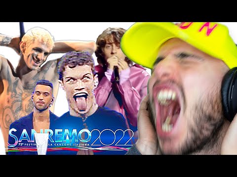 I REACT TO SANREMO 2022