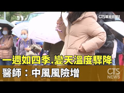 一週如四季.變天溫度驟降　醫師：中風風險增