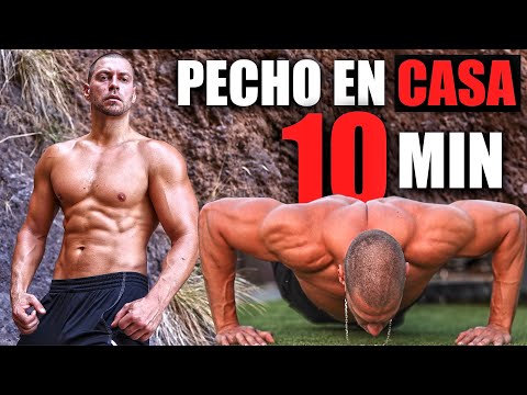 Rutina de PECHO en Casa - Solo 10 Minutos - Ejercicios Pectorales sin Equipo
