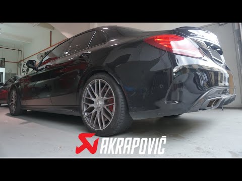 MERCEDES AMG C63S X AKRAPOVIC EXHAUST | SOUND TEST