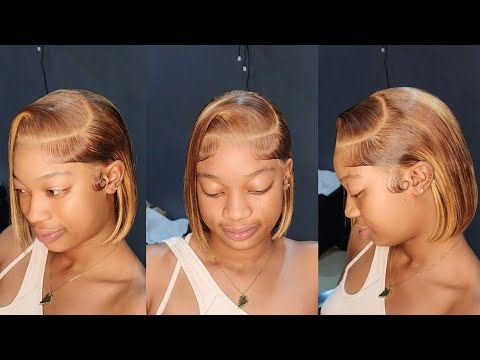 Best Way To Install A Bob Frontal Wig || How To Install Bob Wigs || Frontal Wig Install