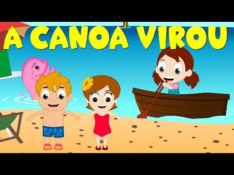 The canoe turned over