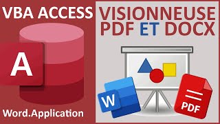 Visionneuse de fichiers Word et PDF avec Access