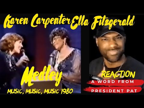 Karen Carpenter | Ella Fitzgerald | Medley LIVE 1980 Music, Music, Music | REACTION VIDEO