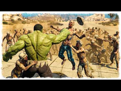 ХАЛК ЗОМБИ АУЫЛЫНА КЕЛДІ ☀ ЗОМБИ АПОКАЛИПСИС ☀ GTA V
