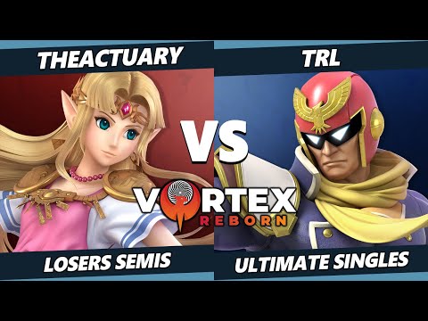 Vortex Legends 14 Losers Semis - TheActuary (Zelda) Vs. TRL (Captain Falcon) SSBU Ultimate