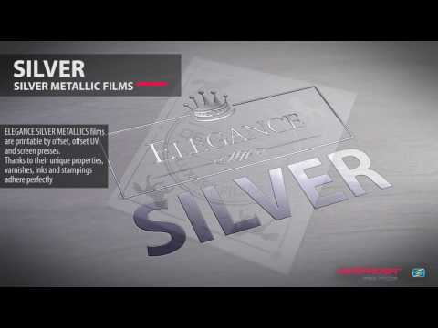 Silver metallized laminating films