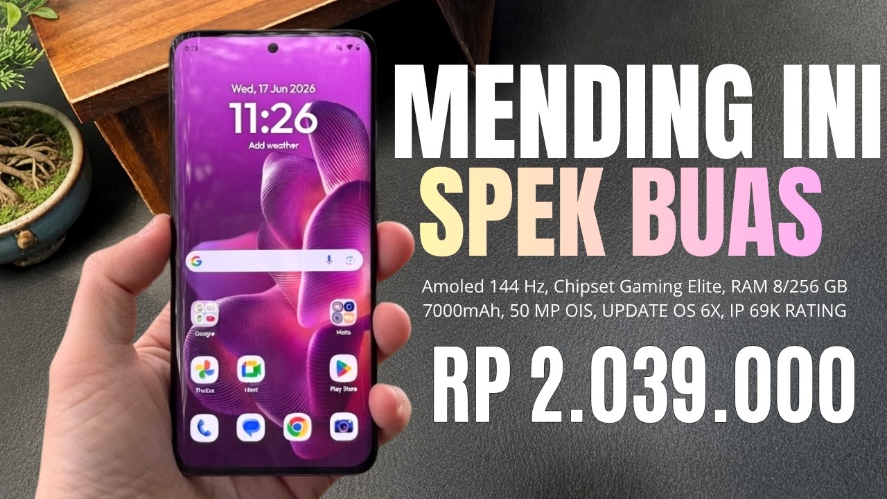 MURAH SPEKNYA GAK NGOTAK‼️RAM 8/256 GB, 7000MAH - HP 2 JUTAAN KECIL TERBAIK JUNI 2026