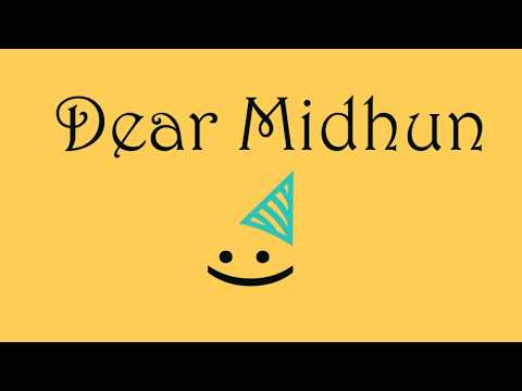 Midhun Birthday