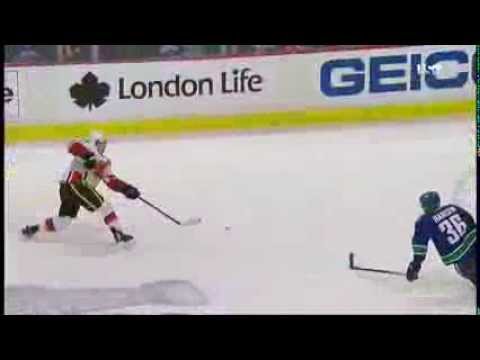 Kris Russell Game Winning Goal Game 1 - 2015 Stanley Cup Playoffs Round 1  - Calgary Flames