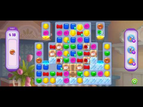 Homescapes - level 1487 Walkthrough