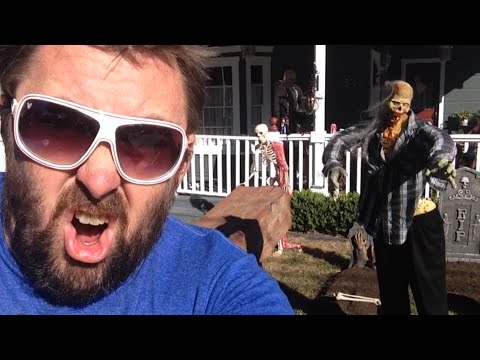 TDW 1216 - Terrifying Halloween Eve Yard Decorations
