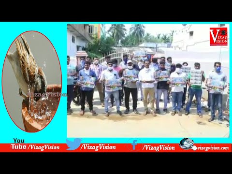 Distribution Water Bowl for Birds in Chippada Village for Birds Drink Water in Summer in Visakhapatnam,Vizagvision...