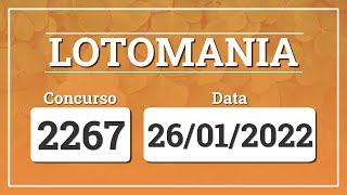 Capa de LOTOMANIA 2267