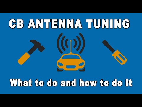 Tuning CB Radio Antenna - SWR Meter - CB Aerial Tuning - President Randy III Tuning