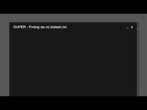 DUPER - Probaj da mi bidesh