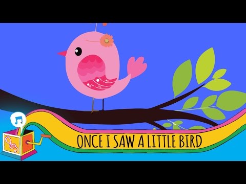 Once I Saw a Little Bird | Nursery Rhyme | Karaoke
