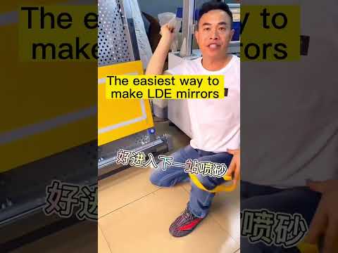 make LED mirror - coating machine/engraving machine/laser machine/sandblasting machine