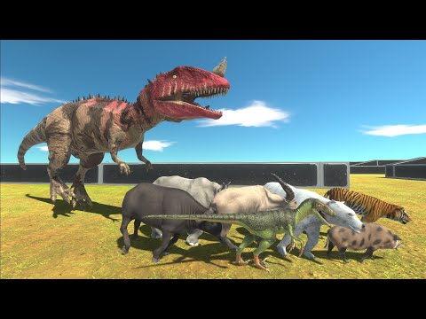 Escape from Ceratosaurus - Animal Revolt Battle Simulator