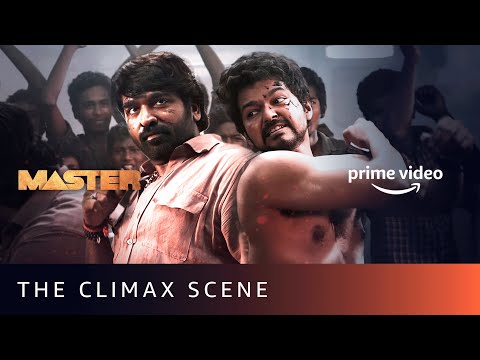 Master Climax Fight Scene | Vijay Thalapathy Vs Vijay Sethupathi | Amazon Prime Video