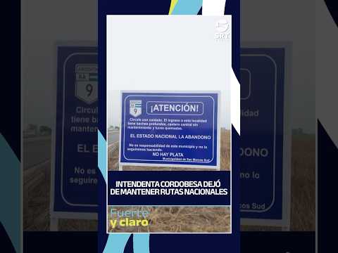 “NO HAY PLATA" PARA SEGUIR MANTENIENDO LAS RUTAS. Intendenta contra el cierre de Vialidad