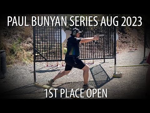 USPSA Paul Bunyan Series Match Aug 2023 - Open Division 1st Place