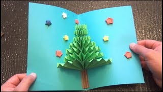 DIY 3D Christmas Pop Up Card | Very Easy | How to make | TCraft