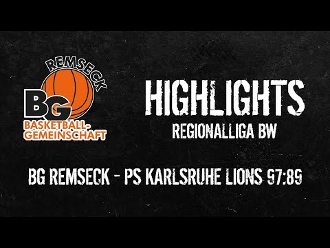 Highlights: BG Remseck - PS Karlsruhe Lions (Regionalliga BW)