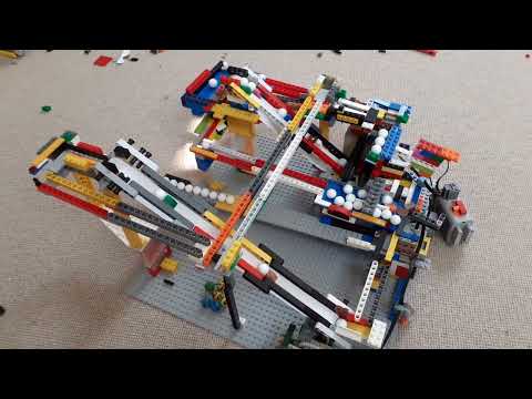 Lego marble run v2 - LEVELED UP