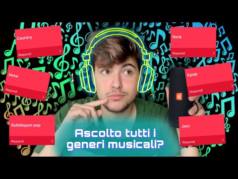 MUSIC GENRES CHALLENGE - Ascolto TUTTI i GENERI MUSICALI?