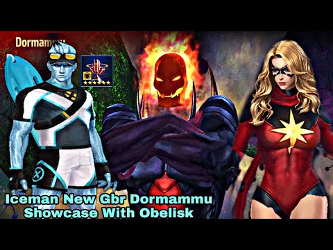 Iceman New Gbr Dormammu Showcase With Obelisk - Marvel Future Fight