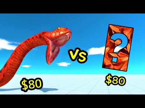 Titanoboa vs random unit same price ARBS animal revolt battle simulator