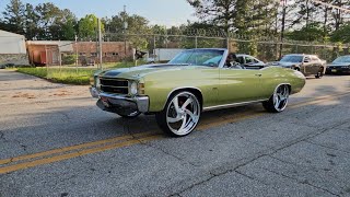 Chevrolet Chevelles Convertables pullin up Back 2 Back ‎⁨@Chevrolet⁩ 