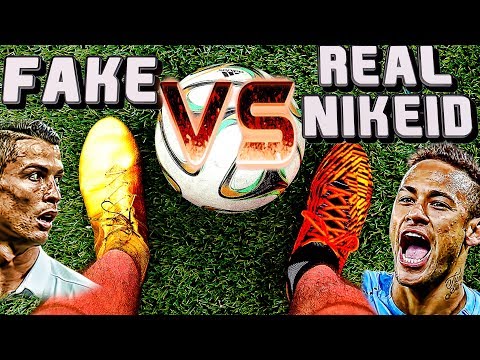 Testing REAL Vs FAKE Ronaldo & Neymar Boots: NIKEiD Mercurial Superfly V vs FAKE NIKE Superfly