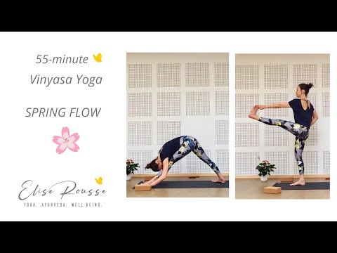 55-minute Vinyasa Yoga class 🌸 Spring Flow to detox  🌸