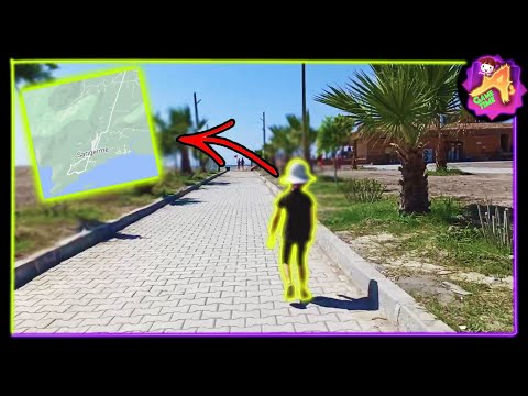 Azra is having fun at "Sarıgerme" beach!