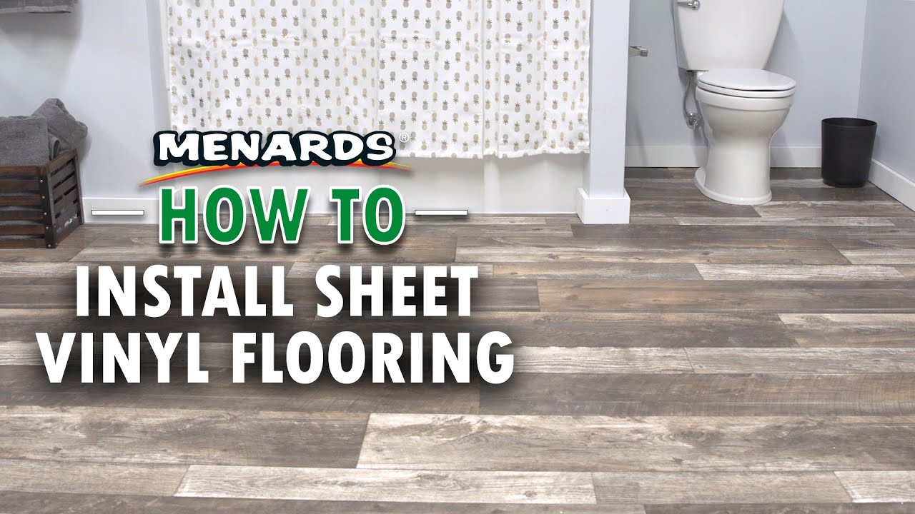 How To Install Sheet Vinyl Flooring | Menards