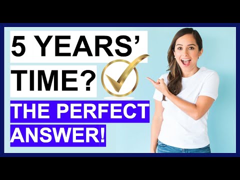 "Where Do You See Yourself in 5 Years?" INTERVIEW QUESTION (The PERFECT Answer!)