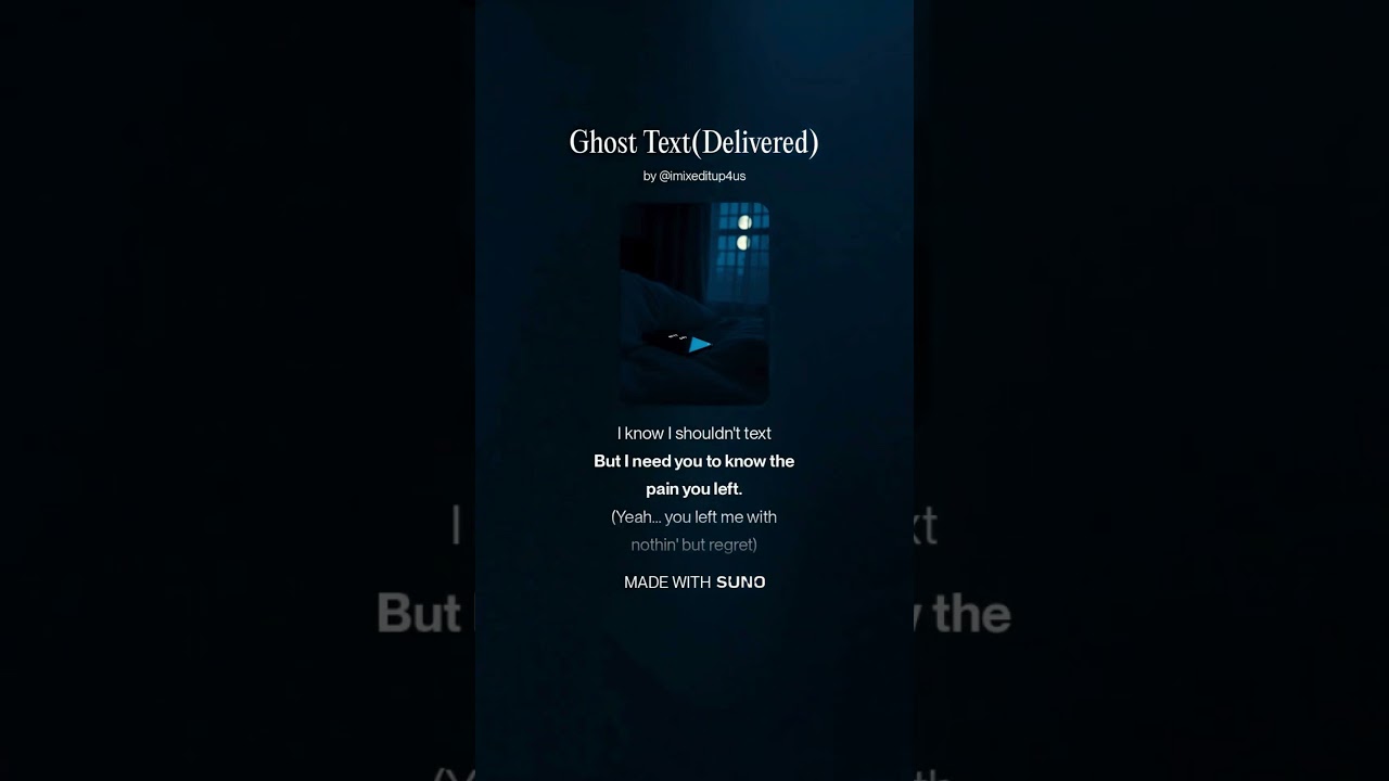 POV: You just sent the text you swore you wouldn't #shorts #aimusic #music