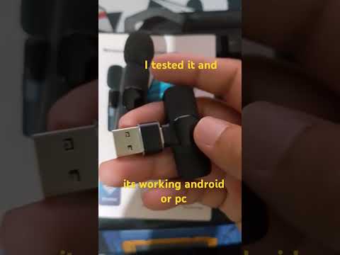 Wireless mic type C plus type C to USB A