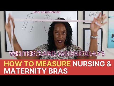 How to Measure Nursing Bras or Maternity Bra fitting Guide and tips for New or Soon to be Moms