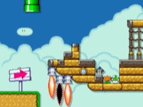 Bowser's Airship Fleet Remake ⚡️ by Diego ⚡️ SUPER MARIO MAKER Raw GAMEPLAY