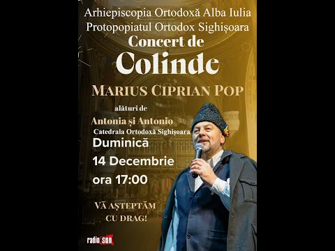 CONCERT DE COLINDE -MARIUS CIPRIAN POP alaturi de Antonia si Antonio