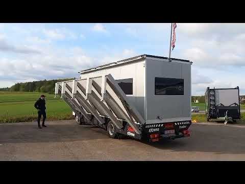 NEUARTIGES WOHNMOBIL läßt sich in 60 Sek. VERDOPPELN! Unglaublich was gleich passiert! Made in 🇩🇪