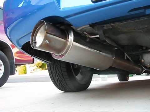 06 WRX A'pexi N1 cat back with silencer in