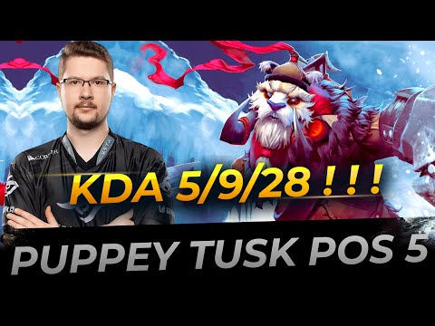 😼 Puppey TUSK Hard Support POS 5 | Full Gameplay Dota 2 Replay