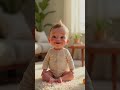 Adorable Baby Sings For The First Time Baby