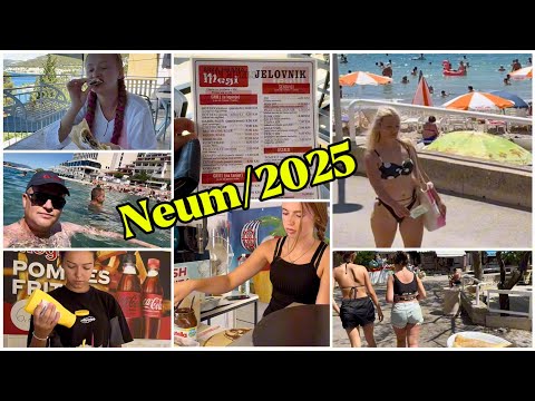 Neum jutarnja kahva, doručak degustacija 😂 cijene u pekari, plaža i ručak iz Megi VLOG 18.07.2025